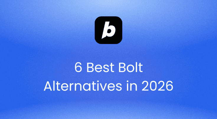 Six Bolt.new alternatives compared by free tier, pricing and code export