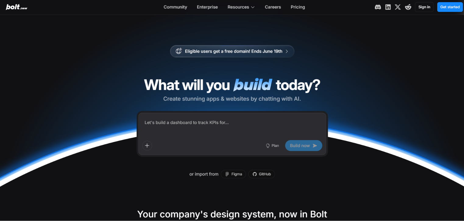 Bolt website