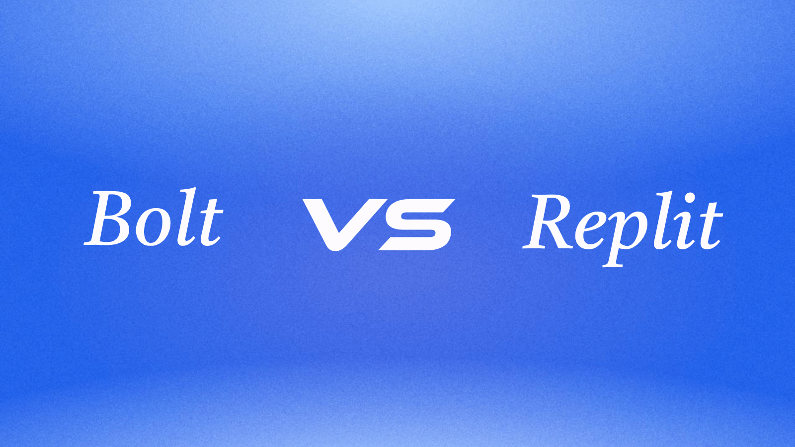 Bolt vs Replit AI app builder comparison