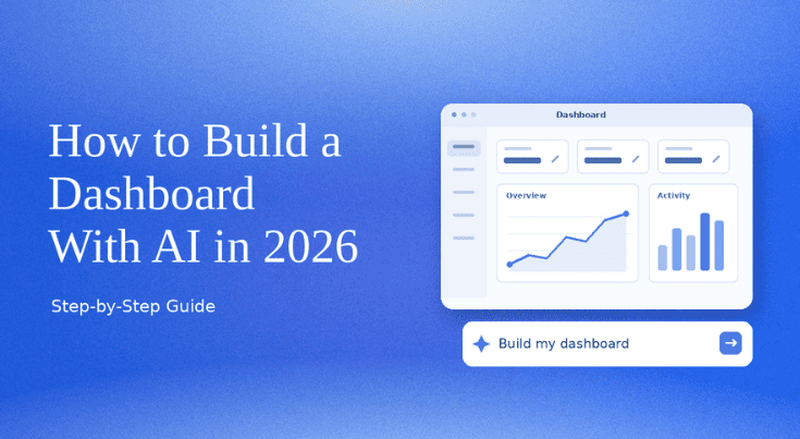 Step-by-step workflow for building an AI dashboard on real, verified data