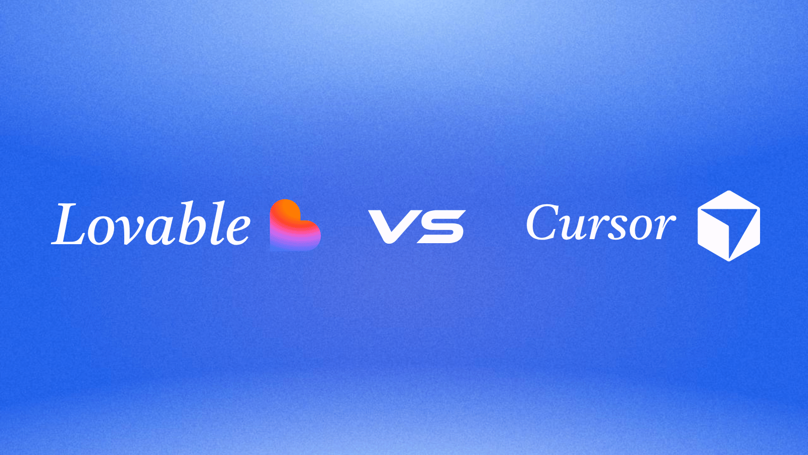 Lovable vs Cursor AI development tool comparison