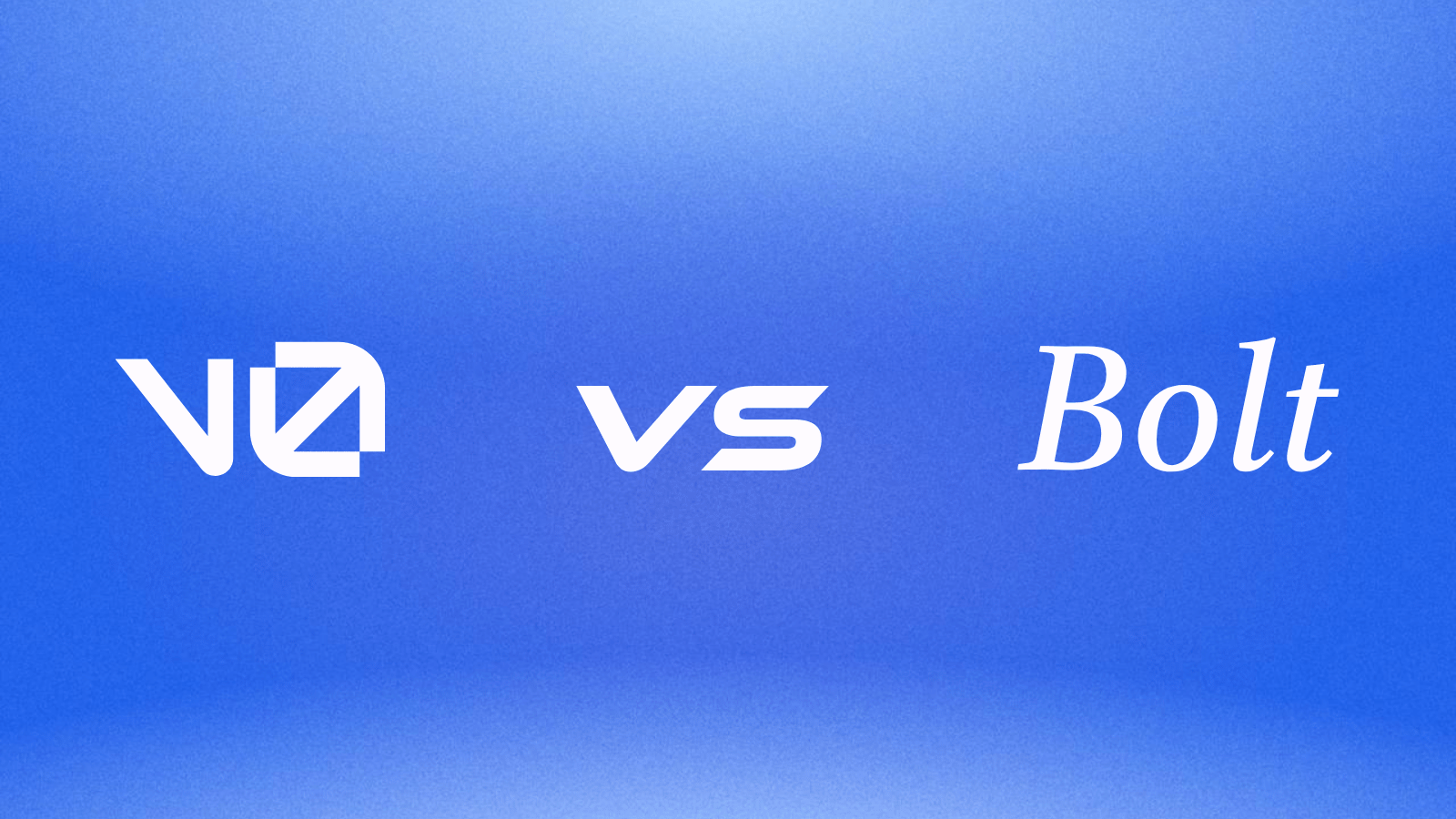 v0 vs Bolt AI app builder comparison